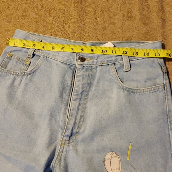 Vintage Jerry Leigh Capri Jeans sz 11 warner bro - Picture 7 of 7